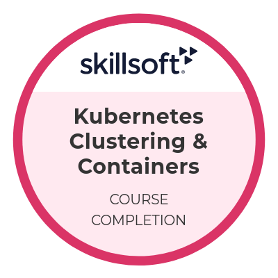 skillsoft badge kubernetes clustering containers